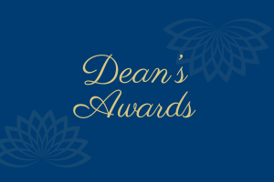 Dean's awards graphic