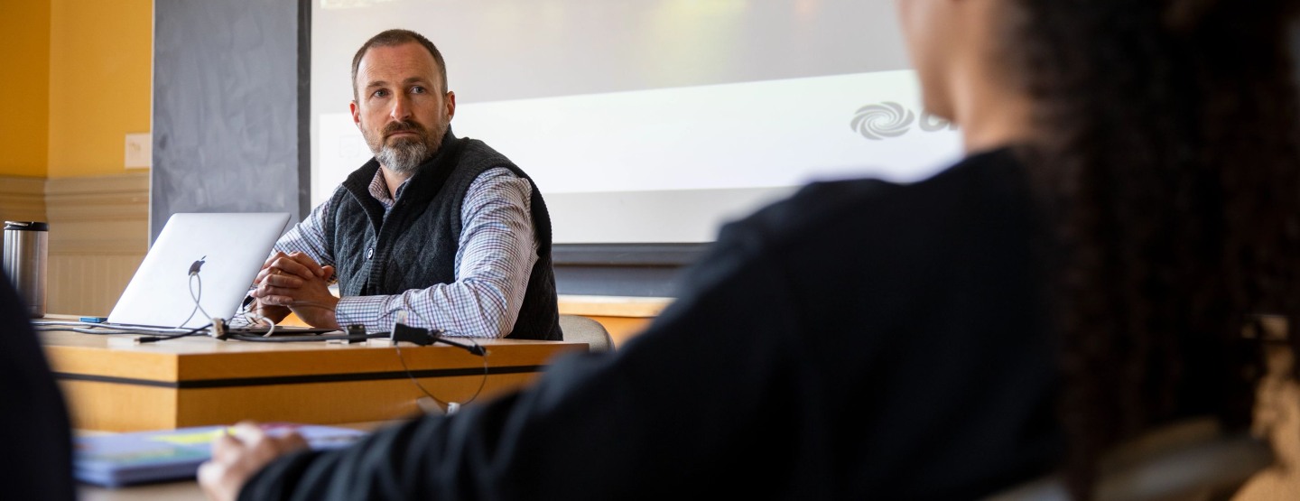 Loucks in classroom